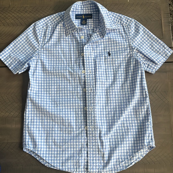 Boys polo button shirt size small (8) - Picture 2 of 4